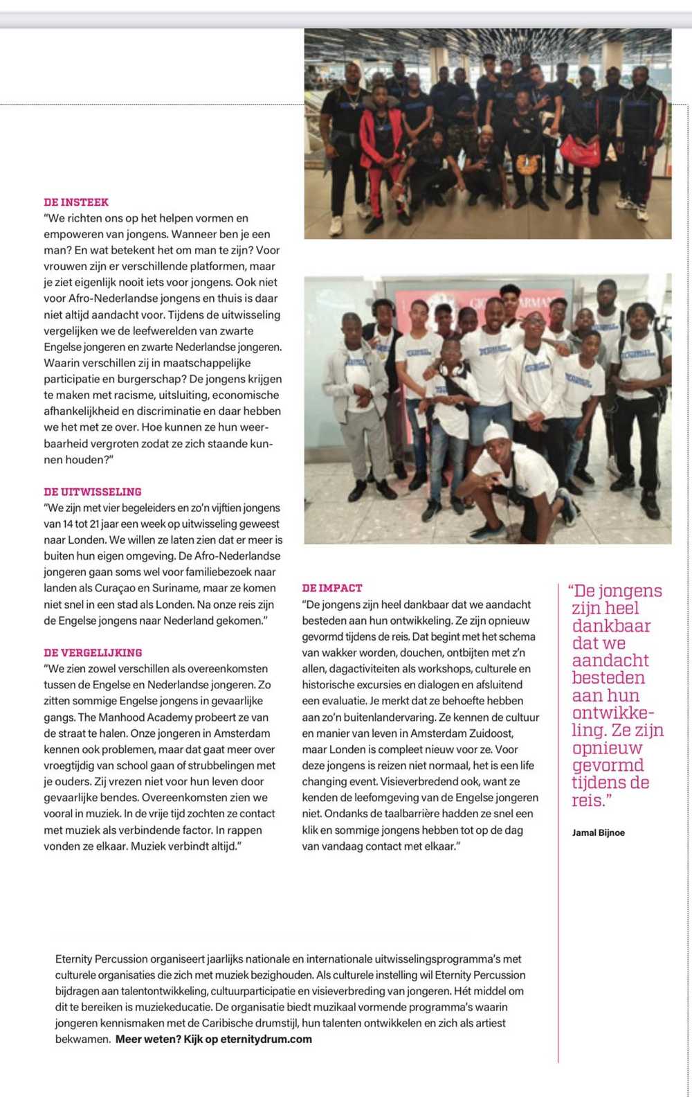 Rite Of The Passage Artikel (achterkant)